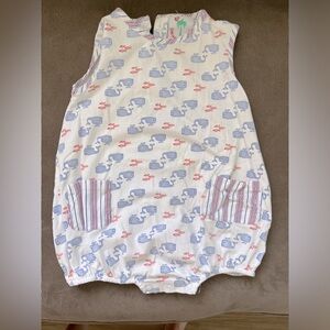 Shrimp and Grits Kids Monterey Whale Knit Pocket Bubble